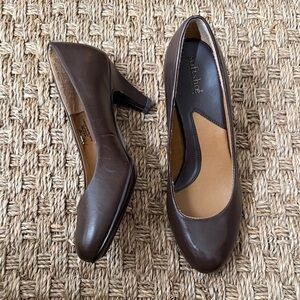 Softspots Women's Dark Brown Heels
